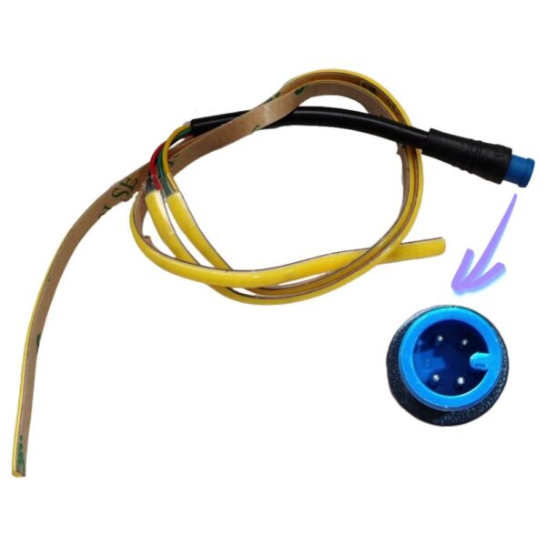 LED strip for footrest