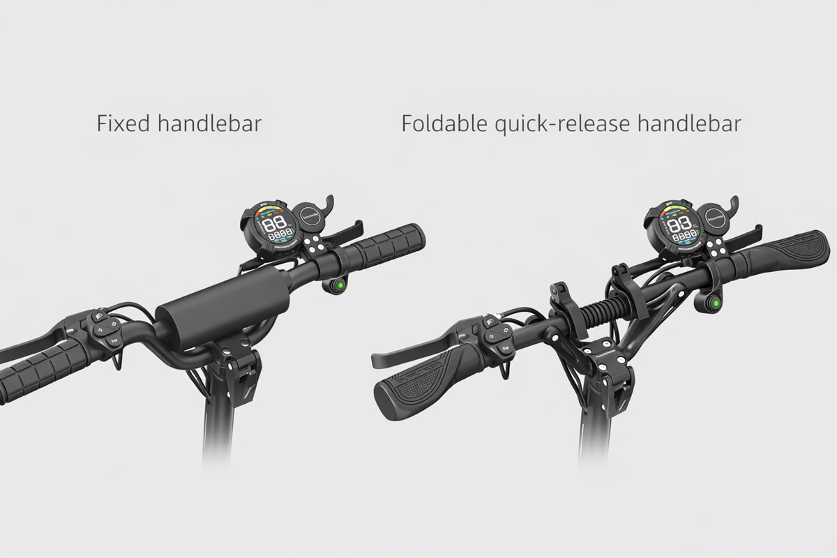 R two types of handlebars