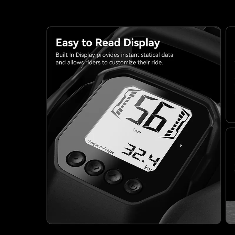 NOSFET AEON built-in ride information display