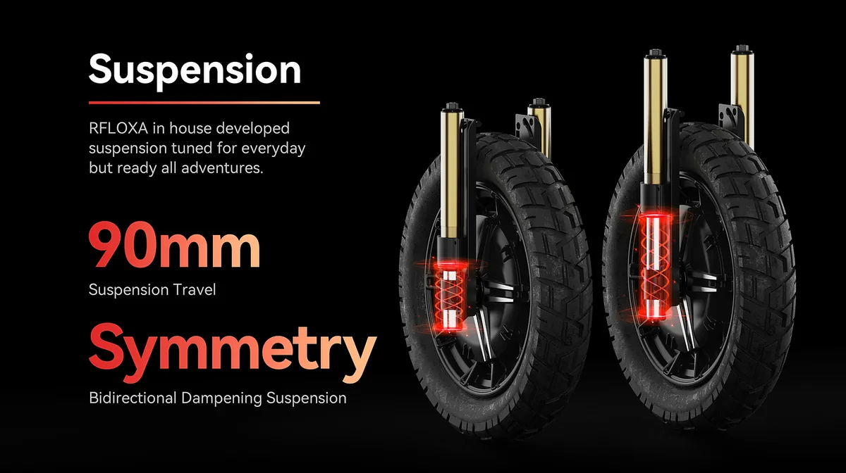NOSFET AEON 90 mm symmetrical bidirectional RFLOXA suspension