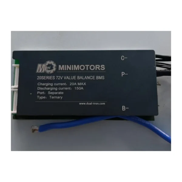72V 150A CAN BMS for Dualtron Alien – Label and Connector Detail