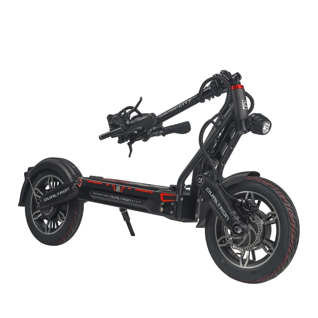 Dualtron City EY4 with the steering column folded