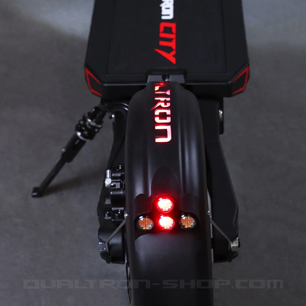 Dualtron City illuminated rear brake lights and turn indicators