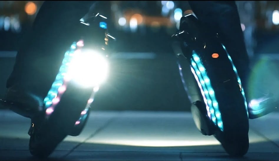 INMOTION V8S customisable side LEDs