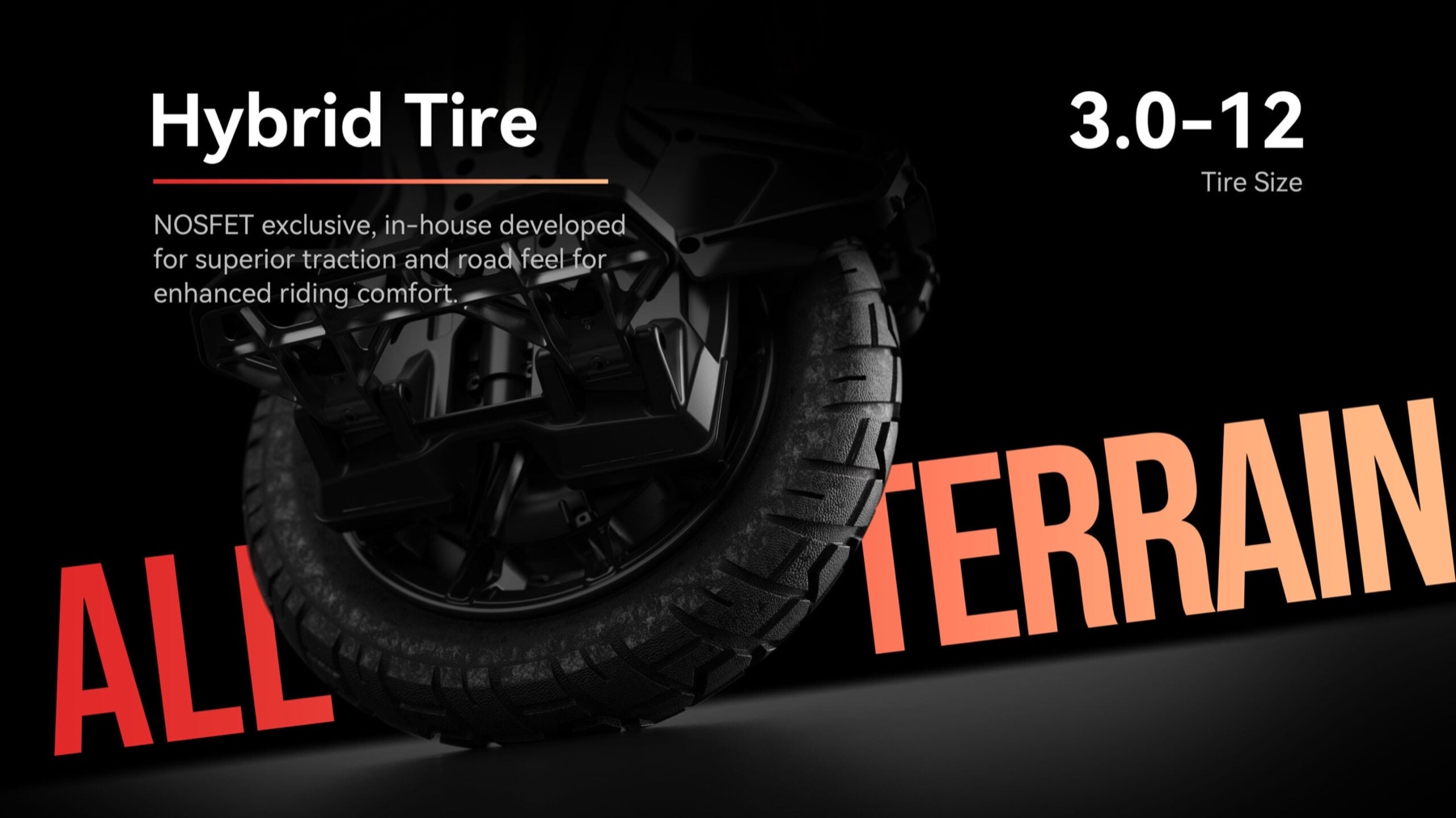NOSFET AEON 50S hybrid 3.0-12 all terrain tyre