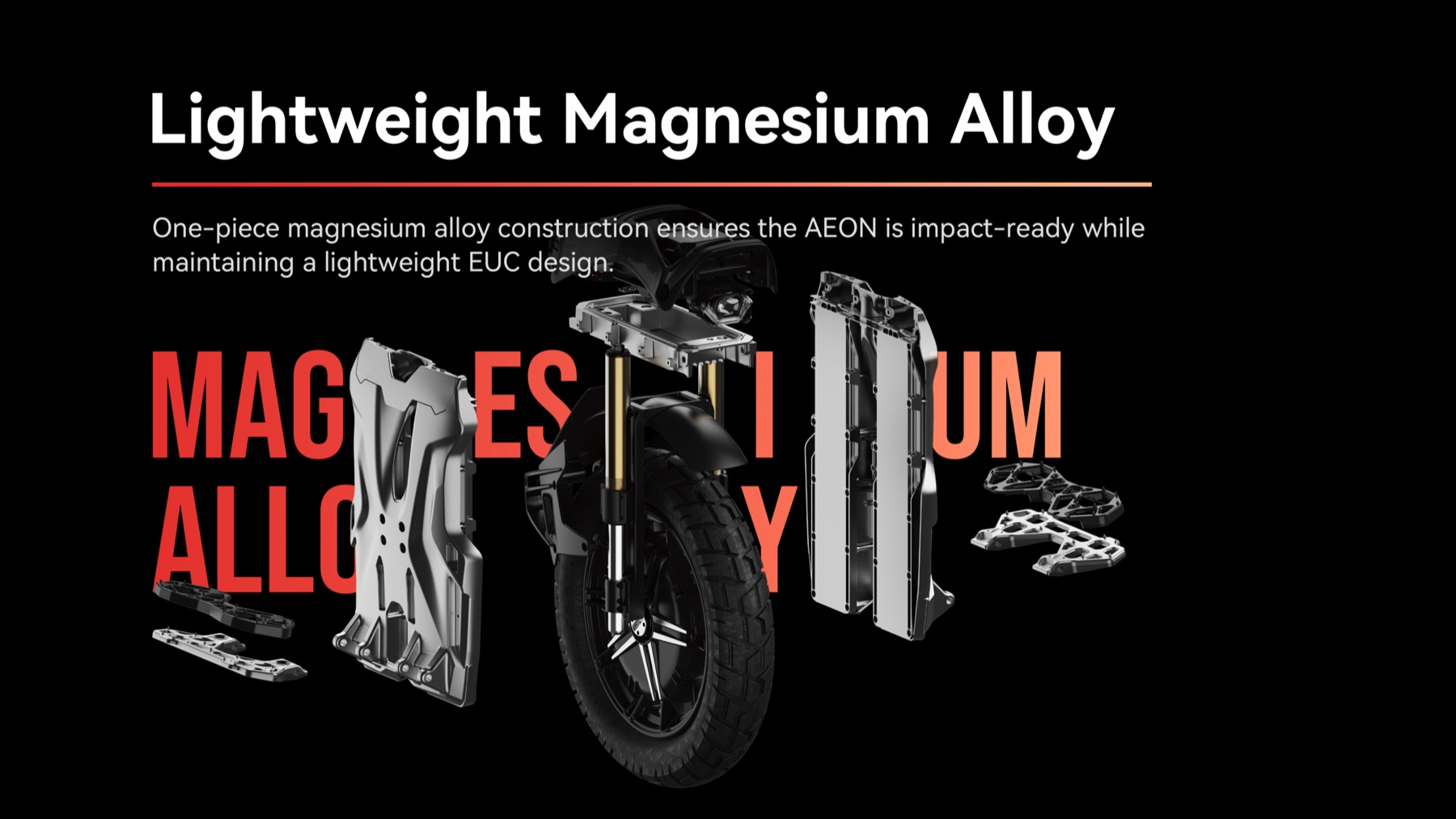 NOSFET AEON 50S one-piece lightweight magnesium alloy frame