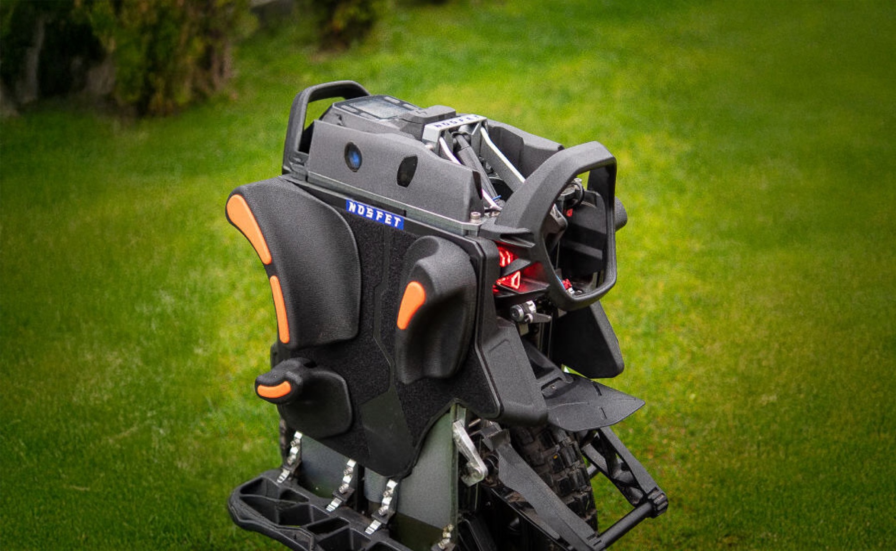 NOSFET APEX on grass, all terrain riding