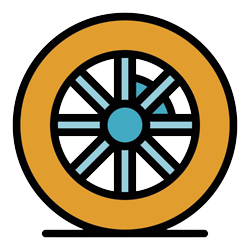 icono de neumático