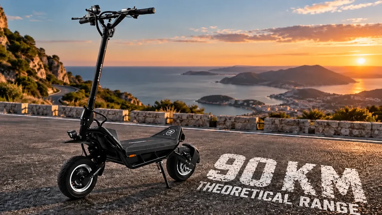 ROVORON R7 PRO with around 90 km theoretical range
