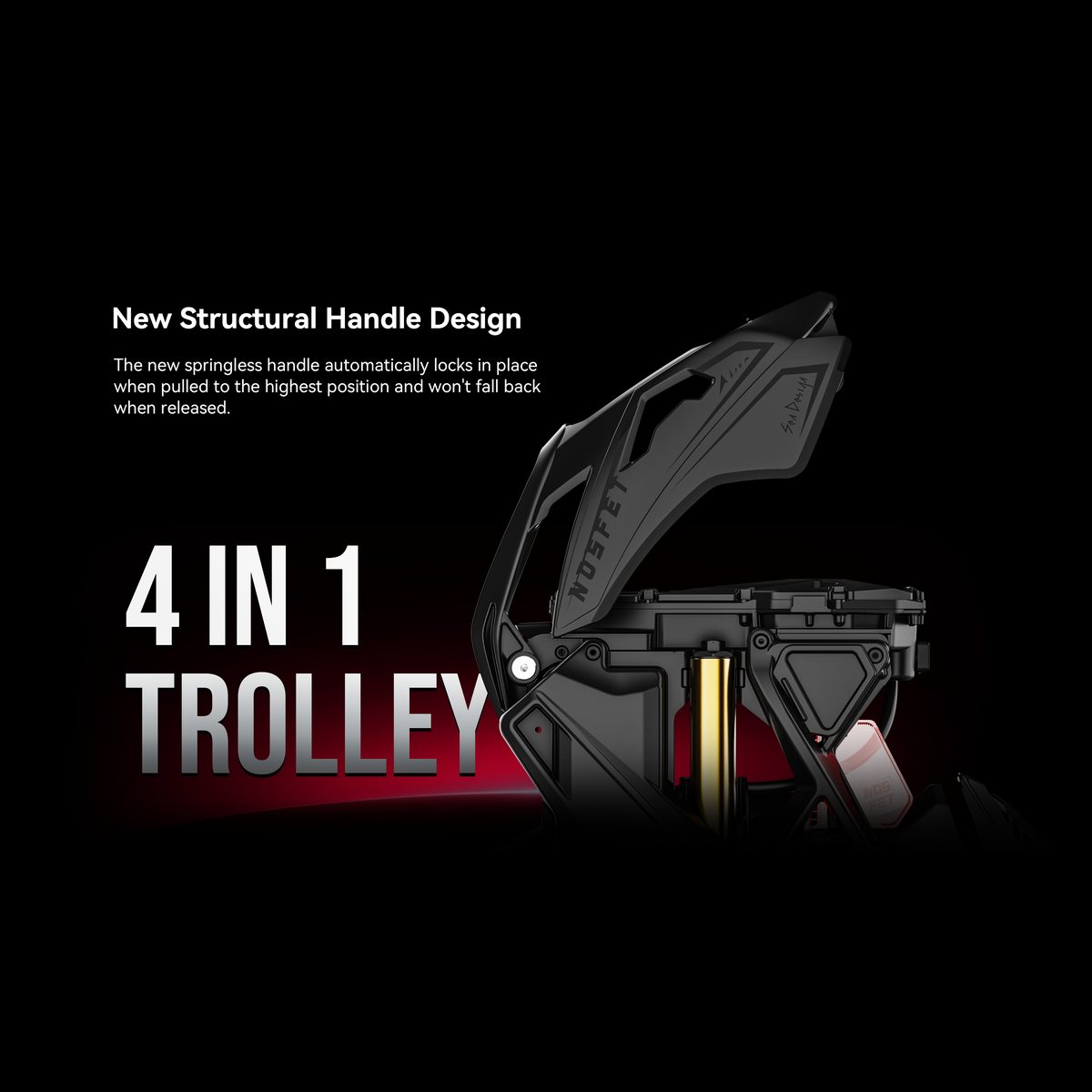 NOSFET XENO structural 4-in-1 trolley handle