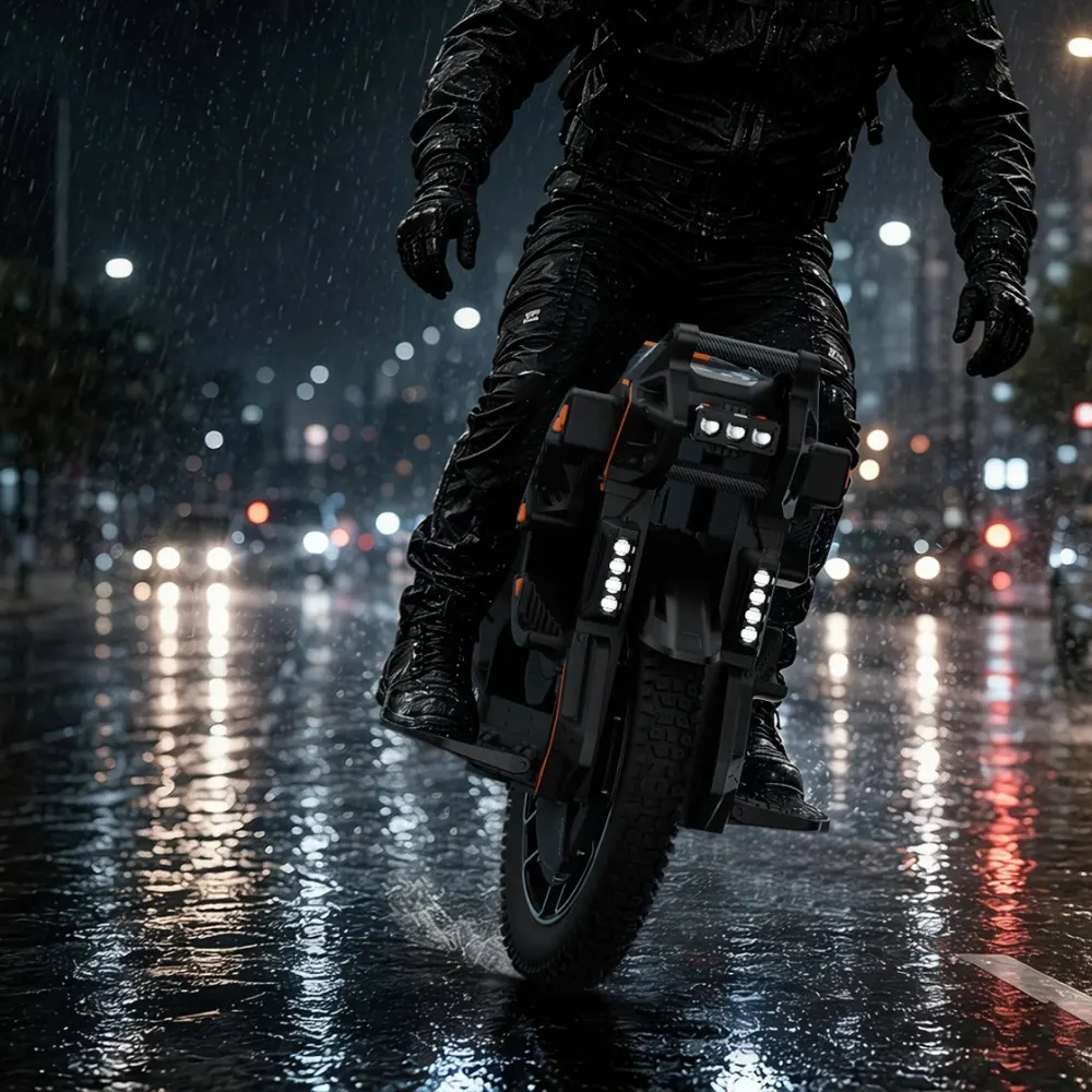 KINGSONG F18 IP56 rated, ridden in the rain