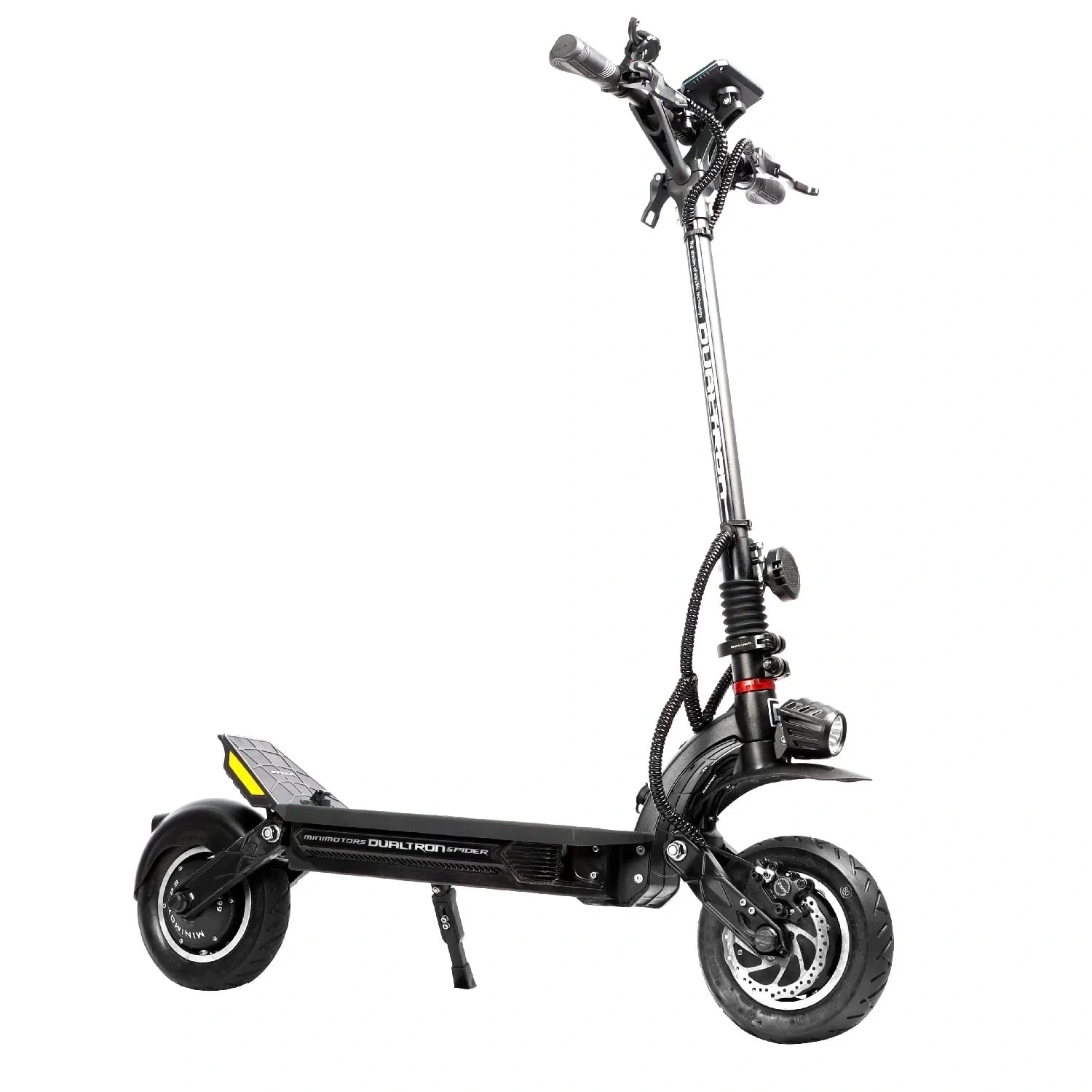 Dualtron Spider Max front hydraulic disc brake, high-resolution original photograph