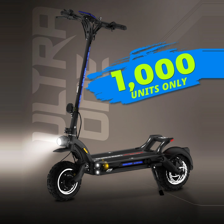 Complete DUALTRON ULTRA ONE scooter with manufacturer 1,000 units only artwork