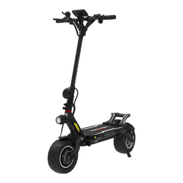 Dualtron Achilleus Limited black front three-quarter view