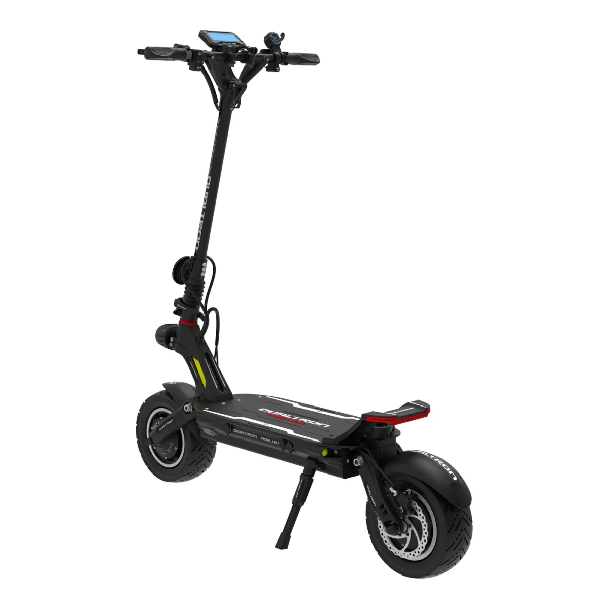 Dualtron Achilleus Limited black rear three-quarter view