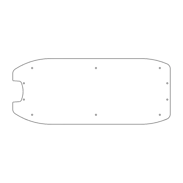Deck Plate 533 mm for Dualtron Forever Limited
