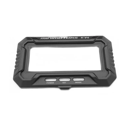 Black EY4 upper display bezel with screen opening and three button slots for Dualtron Forever Limited