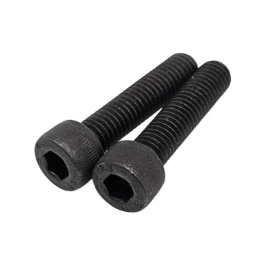 Pair of black socket-head front fork screws for Dualtron Togo Limited