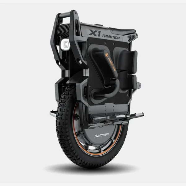 INMOTION X1 off-road electric unicycle — front three-quarter view