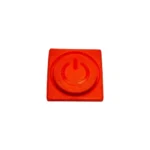Orange Power Button Rubber Cover for Inmotion V8S