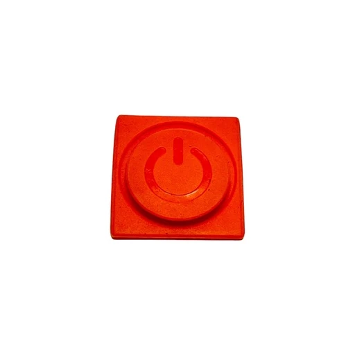 Orange Power Button Rubber Cover for Inmotion V8S