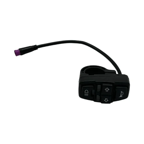 Handlebar turn-signal, horn and headlight switch with cable for Dualtron Togo Limited