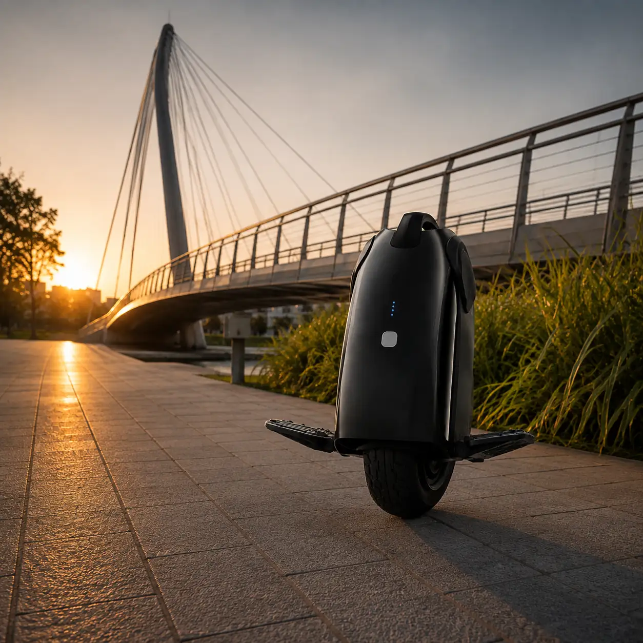 INMOTION V6 beside a bridge